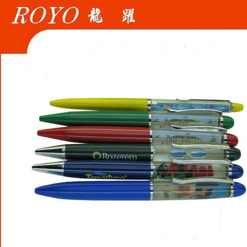 现货销售促销广告笔塑料圆珠笔 入油笔 广告笔 礼品笔图片